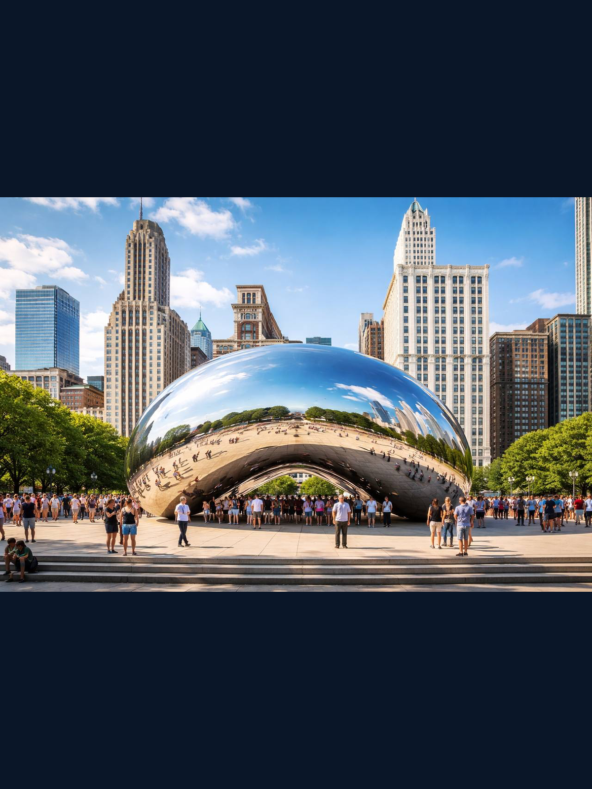 Cloud Gate at Millennium Park in Chicago, Illinois — tax preparer serving Chicago